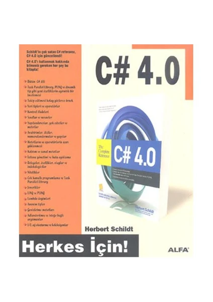 Alfa Yayınları C# 4.0 Herkes İçin - Herbert Schildt