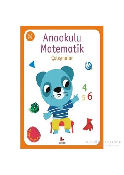 Anaokulu Matematik-Çalışmalar 4-5 Yaş Çıkartmalarla