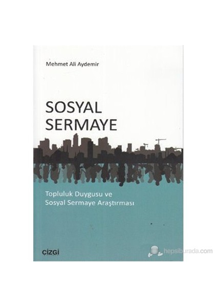 Sosyal Sermaye (Topluluk Duygusu Ve Sosyal Sermaye Araştırması)-Mehmet Ali Aydemir