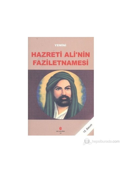 Hazreti Ali'Nin Faziletnamesi-Yemini