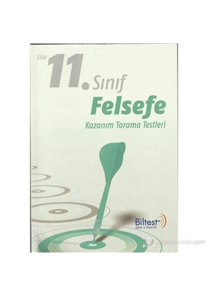 Biltest 11. Sınıf Felsefe Kazanım Tarama Testleri