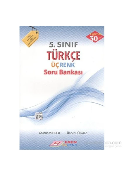 Esen Üçrenk Yayınları 5. Sınıf Türkçe  Soru Bankası