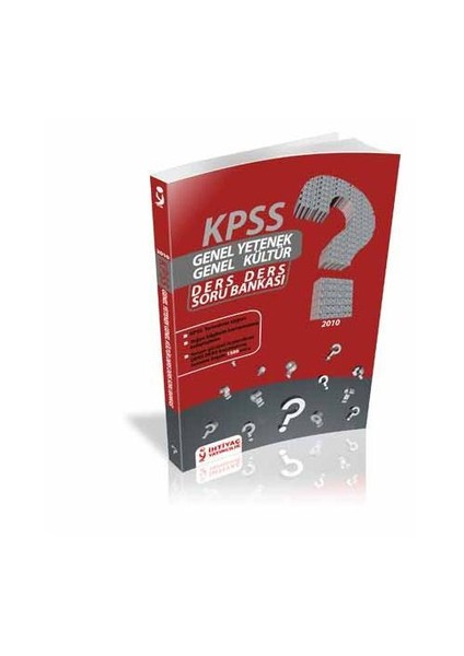 İhtiyaç Kpss Genel Yetenek - Genel Kültür Ders Ders Soru Bankası