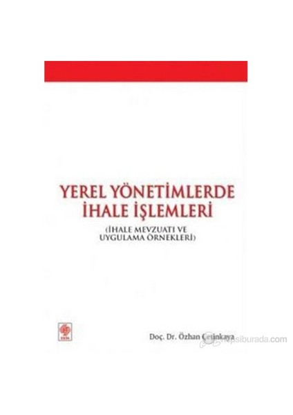 Yerel Yönetimlerde İhale İşlemleri-Özhan Çetinkaya