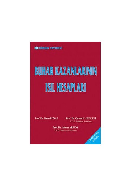 Buhar Kazanlarının Isıl Hesapları-Osman F. Genceli