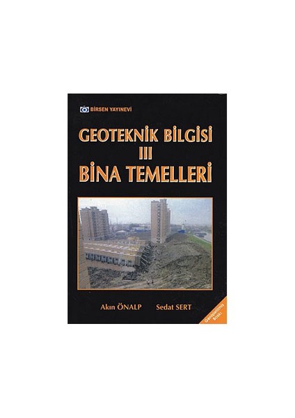 Geoteknik Bilgisi 3 Bina Temelleri
