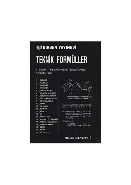 Teknik Formüller - Mustafa Esentepeli