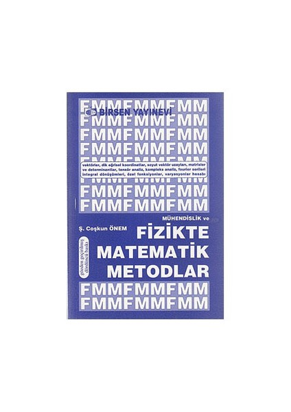 Fizikte Matematik Metodlar-Ş. Coşkun Önem