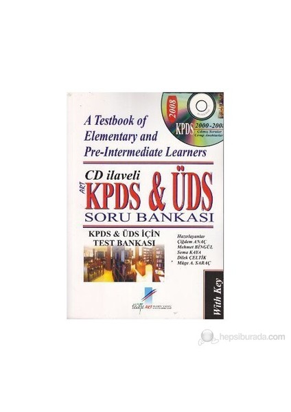 Kpds Ve Üds Soru Bankası - A Testbook Of Elementary And Pre - Intermediate Learners