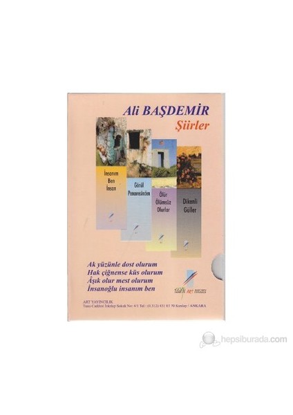 Ali Başdemir Şiirler (4 Kitap Takım)-Ali Başdemir