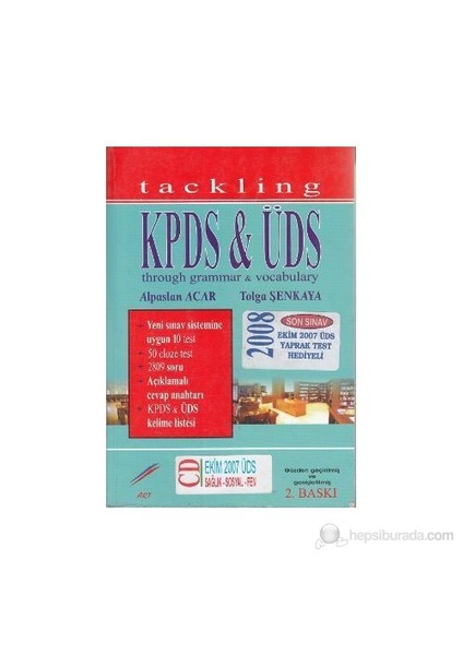 Tackling Kpds And Üds Through Grammar And Vocabulary