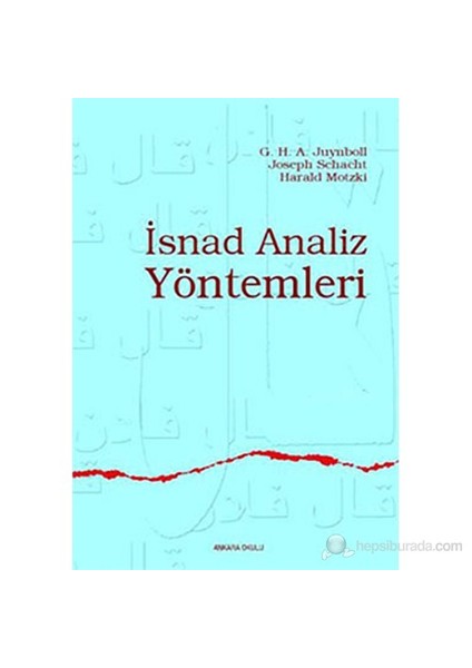 İsnad Analiz Yöntemleri-Joseph Schacht