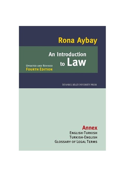An Introduction to Law - Rona Aybay