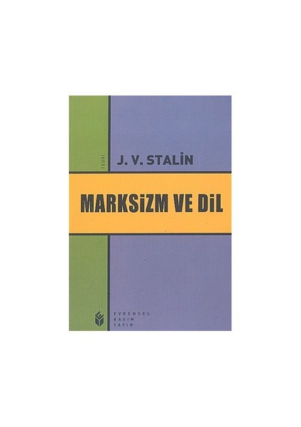 Marksizm Ve Dil-Josef V. Stalin