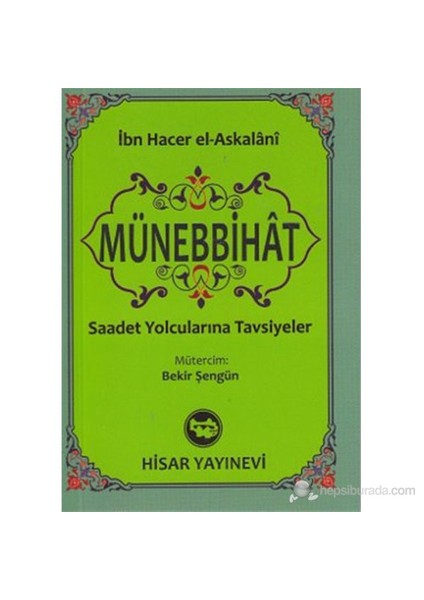 Münebbihat (Cep Boy) (Saadet Yolcularına Tavsiyeler)-İbn Hacer El-Askalani