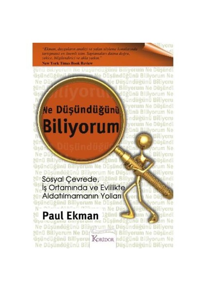 Ne Düşündüğünü Biliyorum - Paul Ekman