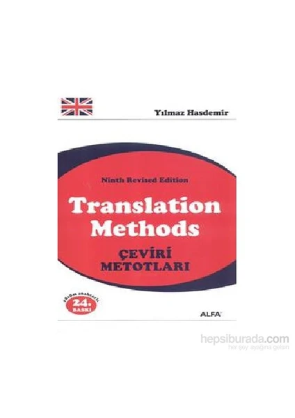 Alfa Yayınları Translation Methods - Yılmaz Hasdemir