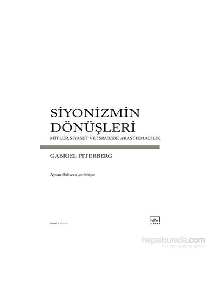 Siyonizmin Dönüşleri-Gabriel Piterberg