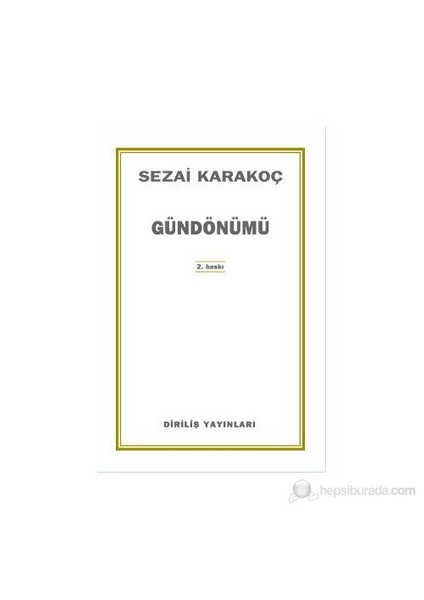 Gündönümü-Sezai Karakoç