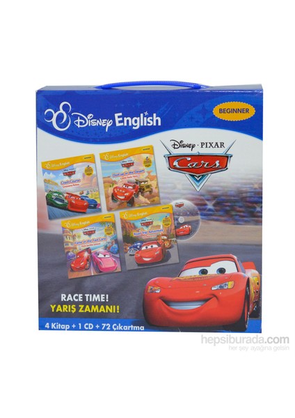 Cars Race Tıme (Arabalar Yarış Zamanı) Çantalı Set