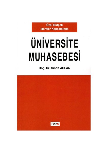 Üniversite Muhasebesi - Sinan Aslan