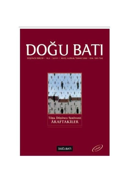 Doğu Batı Dergisi Sayı:11 Türk Düşünce Serüveni: Araftakiler