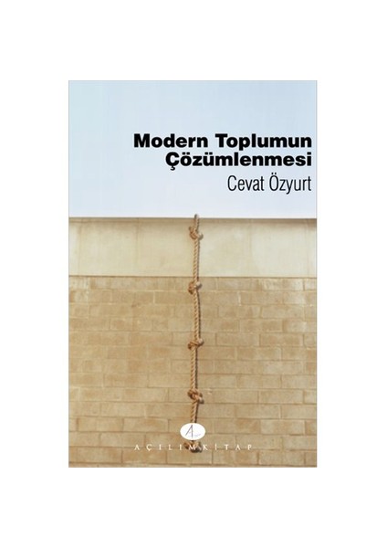 Açılım Kitap Modern Toplumun Çözümlenmesi