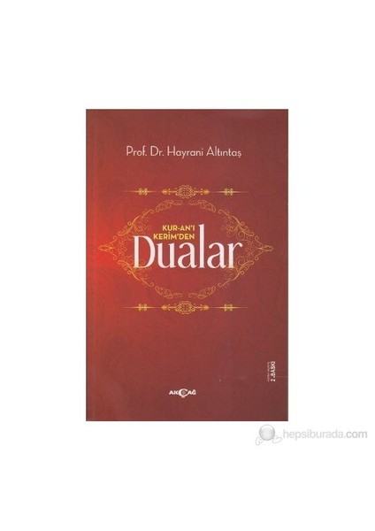 Kur-An'I Kerim'Den Dualar-Hayrani Altıntaş