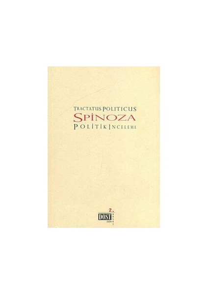 Tractatus Politicus / Politik İnceleme