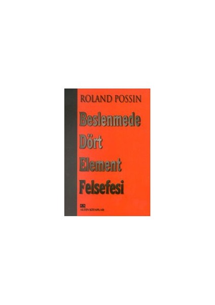 Beslenmede Dört Element (Ozsp)-Roland Possin