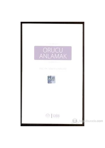 Orucu Anlamak-Soner Gündüzöz