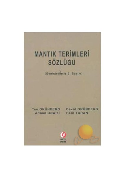Mantık Terimleri Sözlüğü - Adnan Onart