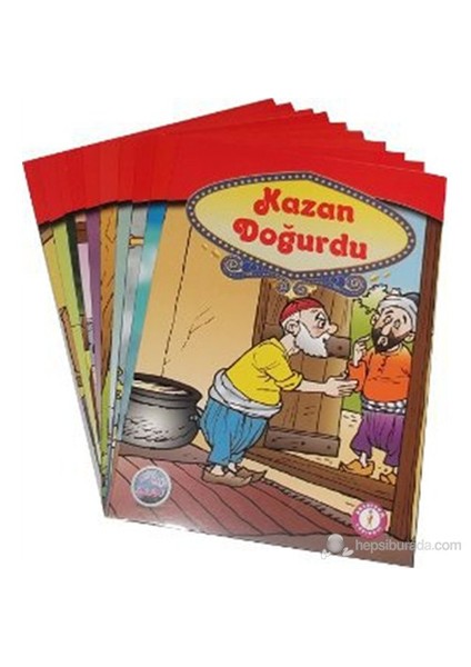 Nasrettin Hoca Fıkraları Seti (10 Kitap Takım) (1. Ve 2. Sınıflar İçin)