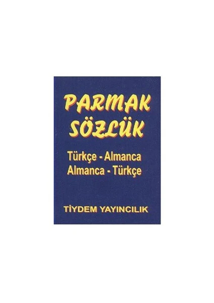 Parmak Sözlük (Türkçe-Almanca/Almanca-Türkçe)