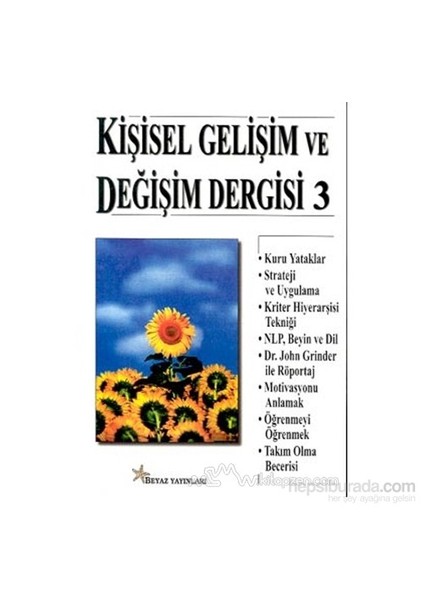 Kişisel Gelişim Ve Değişim Dergisi 3