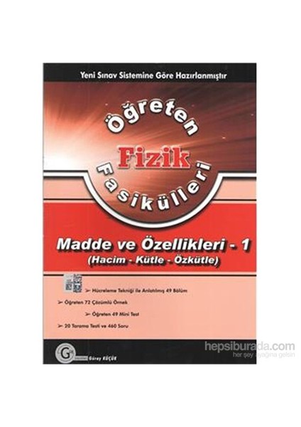 Öğreten Fizik Fasikülleri Madde Ve Özellikleri 1