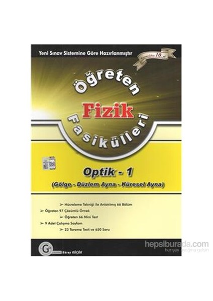 Öğreten Fizik Fasikülleri Optik 1