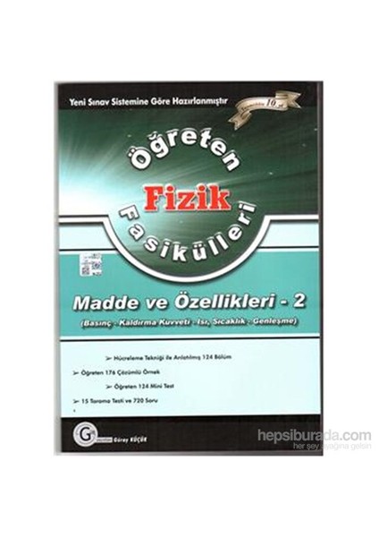 Öğreten Fizik Fasikülleri Madde Ve Özellikleri 2