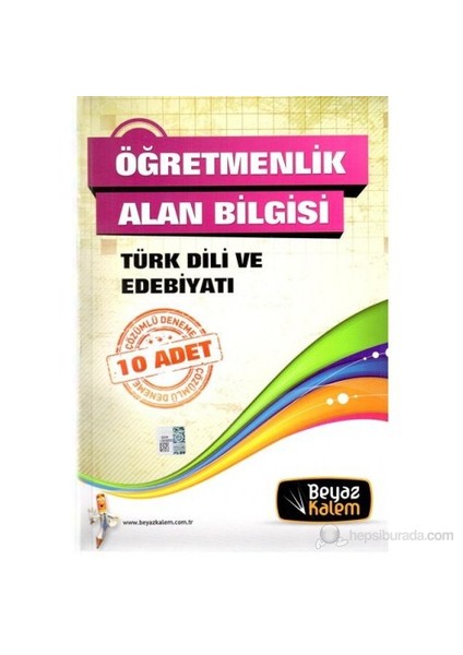 2015 ÖABT Türk Dili Ve Edebiyatı 10 Çözümlü Deneme