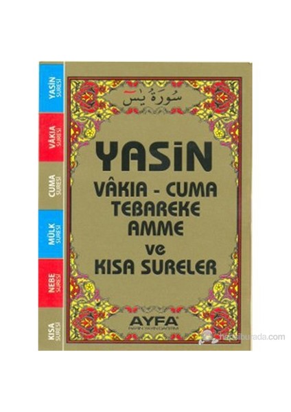 Yasin Vakıa - Cuma Tebareke Amme ve Kısa Sureler (Çanta Boy - 5 Renk - Kod-007)