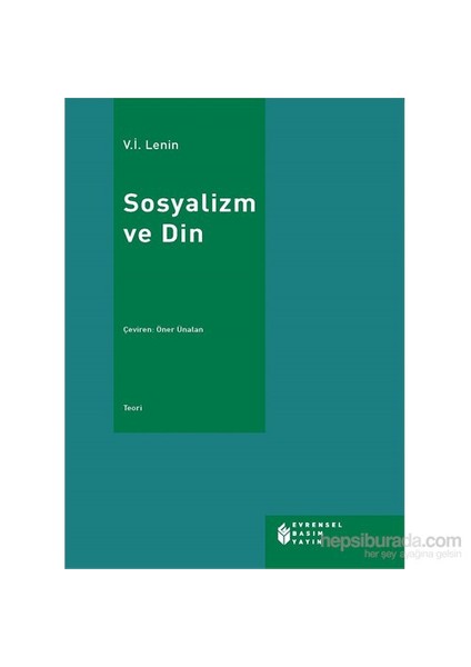 Sosyalizm ve Din - Vladimir İlyiç Lenin