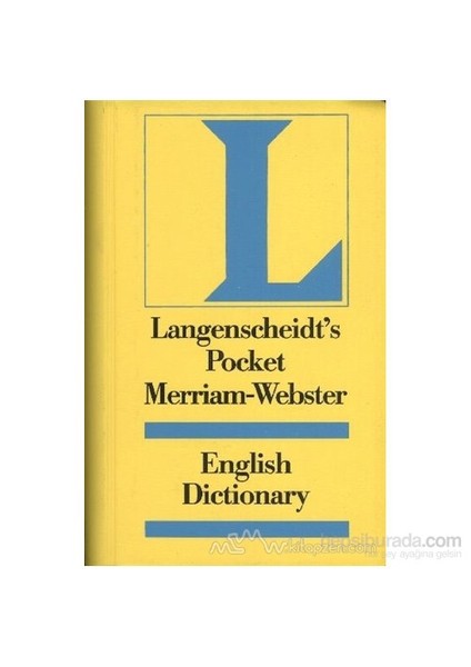 Langenscheidt Pocket Merriam-Webster Dictionary The World Famous English Dictionary