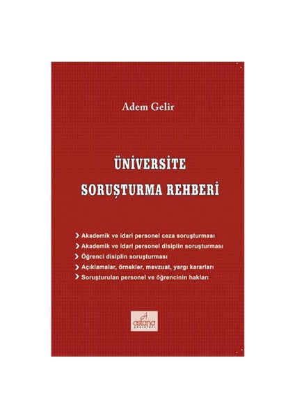 Üniversite Soruşturma Rehberi