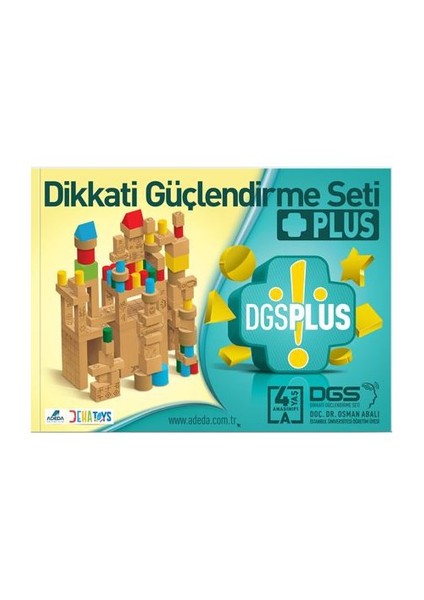 Dikkati Güçlendirme Seti Plus 4 Yaş Kitap (3 Kitap) - Osman - Osman Abalı