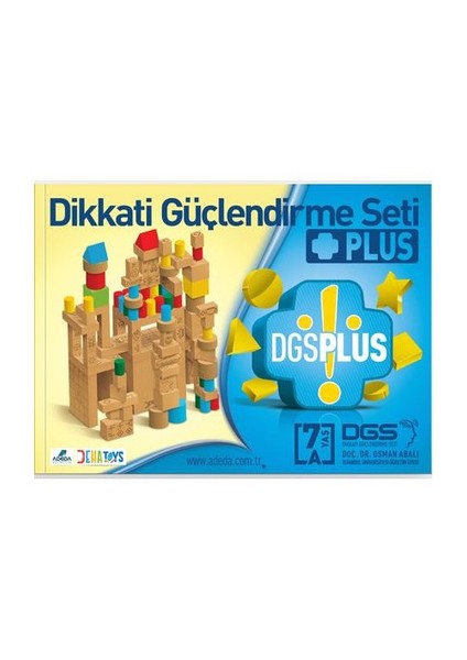 Dikkati Güçlendirme Seti Plus 7 Yaş Kitap (3 Kitap) - Osman Abalı
