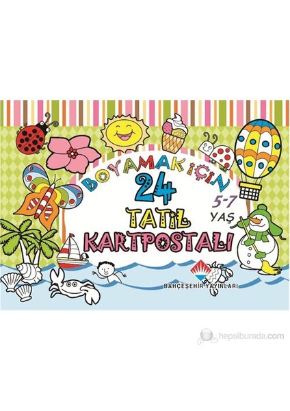 Boyamak İçin 24 Tatil Kartpostalı