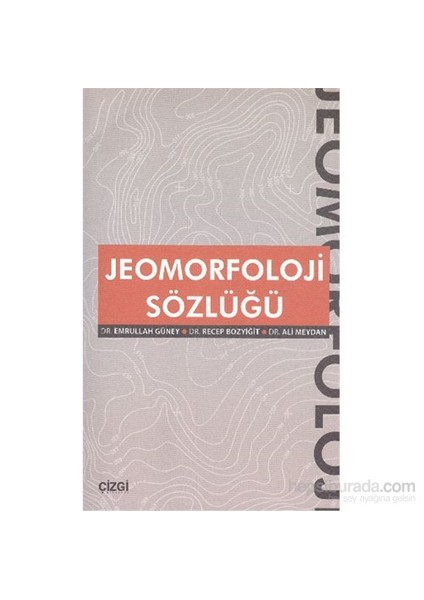 Jeomorfoloji Sözlüğü-Ali Meydan