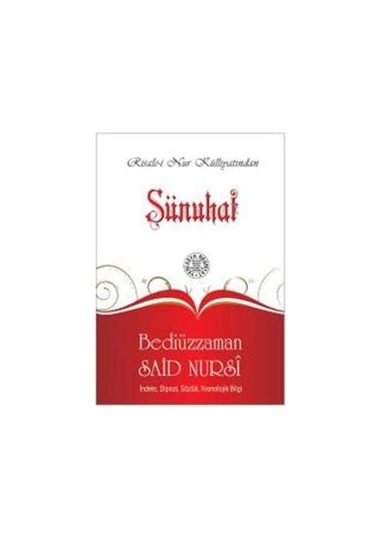 Sünuhat (cep boy, dipnotlu, lügatçeli)