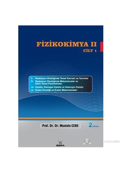 Fizikokimya Iı Cilt 1-Mustafa Cebe