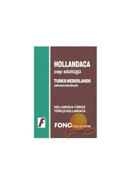 Fono Yayınları Fono Hollandaca / Türkçe - Türkçe / Hollandaca Cep Sözlüğü